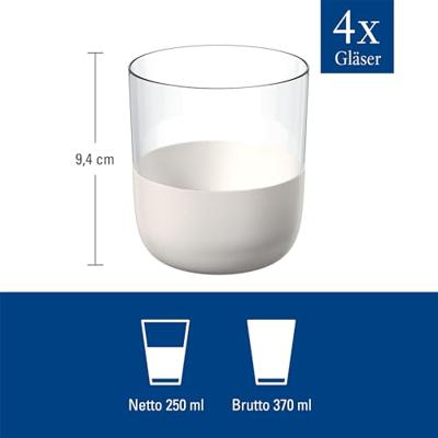 VILLEROY & BOCH - Manufacture Rock Blanc - Whiskeyglas 0,25l set/4 - thumbnail
