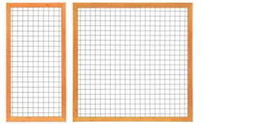 Gaaselement met kader Red Class Wood 90 cm Tuindeco - Tuindeco Gaaselement met kader Red Class Wood 90 cm Tuindeco - Tuindeco