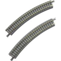 Z Rokuhan rails (met ballastbed) 7297074 Gebogen rails, Verhoogd 30 ° 195 mm 6 stuk(s) - thumbnail