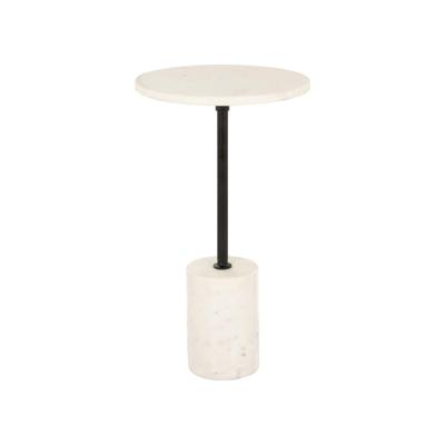 Richmond Ronde Bijzettafel 'Misty' Marmer, 30cm