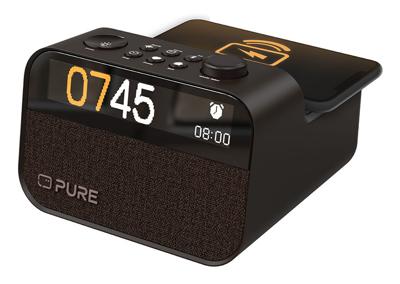 Pure Moment Charge Wekkerradio Sfeerverlichting, Draadloos opladen Koffiezwart Pure Moment Charge Wekkerradio Sfeerverlichting, Draadloos opladen Koffiezwart