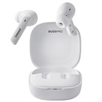 Intenso Buds Pro T502HAE weiß In Ear oordopjes Bluetooth Wit Noise Cancelling Waterafstotend Mobiele telefoon - thumbnail