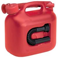 Hunersdorff Brandstofjerrycan | inhoud 5 l | rood 2 schenktuit | L265xB147xH247mm | 1 stuk - 800500 800500 - thumbnail