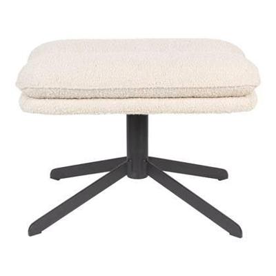 Zuiver Hocker 'Tyler' Bouclé, kleur Naturel