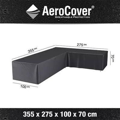 Loungesethoes hoekset rechts 355x275x100xH70 cm - Aerocover