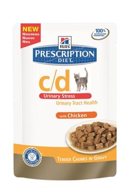 HILL'S FELINE C/D URINARY STRESS KIP 85 GR