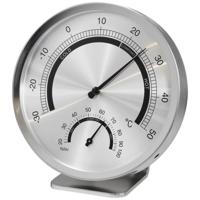 6034HIC Thermo- en hygrometer Zilver - thumbnail