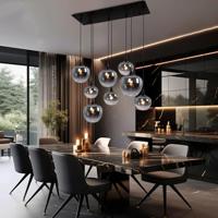 Globo Rechte hanglampMaxy 8-lichts - 15548-8H - thumbnail