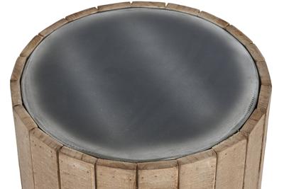 Bijzettafel Home ESPRIT Natuurlijk Spar Hout MDF 36 x 36 x 45 cm