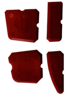 Soudal 153314 AFSTRIJKPLAATJES SILIC | 4st - 153314 - thumbnail
