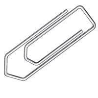 Q-CONNECT papierklemmen, 26 mm, doos van 1000 stuks - thumbnail