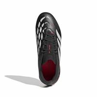 adidas Predator League Gras Voetbalschoenen (FG) Kids Zwart Wit Rood - thumbnail