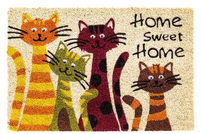 Ruco Print Home Cats 40x60 cm deurmat Hamat - Hamat Ruco Print Home Cats 40x60 cm deurmat Hamat - Hamat