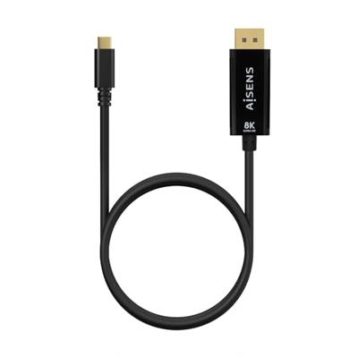 Adapter USB-C naar DisplayPort Aisens A109-0688 Zwart 80 cm