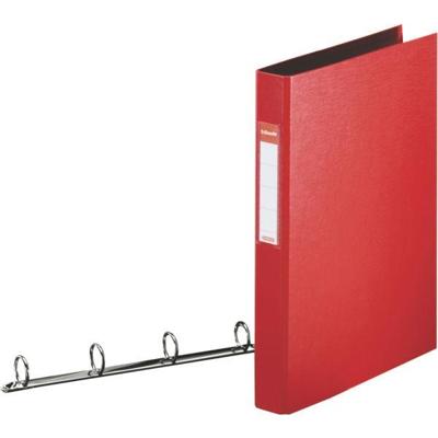 Esselte ringmap Vivida rood, 4 ringen