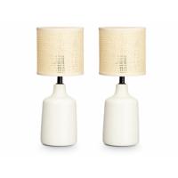 Bureaulamp Gift Decor Wit 60 W 2 Stuks - thumbnail