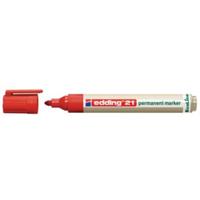 Edding permanent marker Ecoline e-21 rood - thumbnail