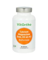 VitOrtho Calcium Magnesium Zink, D3 en K2 Tabletten - thumbnail