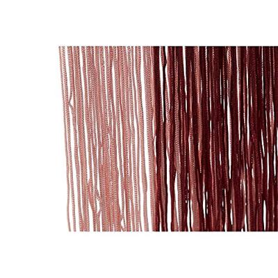 Wandspiegel DKD Home Decor Bordeaux Licht Roze Franjes 33,5 x 1 x 54 cm (2 Stuks) (2 Onderdelen)