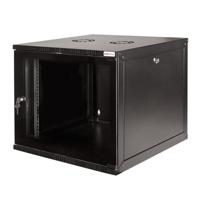 LogiLink 19 WALLMOUNT SOHO BOX 12U 540*400, BLACK, FLATPACK 19inch-wandkast (b x h x d) 540 x 589 x 400 mm 12 HE Zwart (RAL 9005) - thumbnail