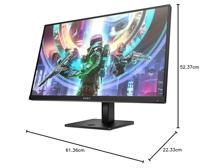HP OMEN by 27qs 68,6 cm (27 inch) 2560 x 1440 pixels Quad HD zwart - thumbnail
