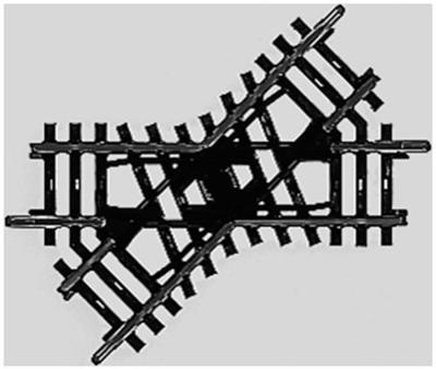 H0 Märklin K-rails (zonder ballastbed) 2258 Kruising 90 mm 1 stuk(s) H0 Märklin K-rails (zonder ballastbed) 2258 Kruising 90 mm 1 stuk(s)