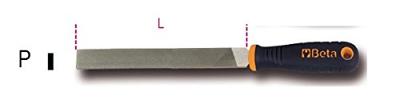 Beta Zoete vijlen, plat met handgreep 1719BMX8/P - 017190057