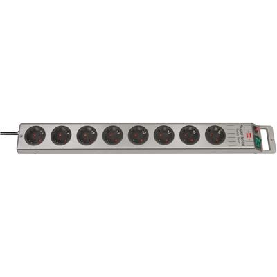Brennenstuhl 1153340118 Stekkerdoos met schakelaar 8-voudig Zilver Randaarde stekker 1 stuk(s) Brennenstuhl 1153340118 Stekkerdoos met schakelaar 8-voudig Zilver Randaarde stekker 1 stuk(s)