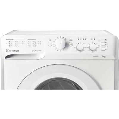 Indesit MTWC 71452 W EU wasmachine Vrijstaand Voorbelading 7 kg 1400 RPM Wit Indesit MTWC 71452 W EU wasmachine Vrijstaand Voorbelading 7 kg 1400 RPM Wit