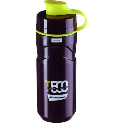 Polisport bidon thermal t500 500ml black-lime green