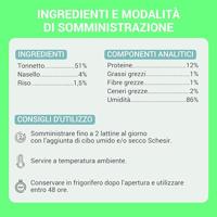 SCHESIR Tuna with hake in jelly - nat kattenvoer - 70g - thumbnail