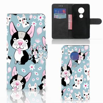 Motorola Moto G7 Play | Telefoonhoesje | Met pasjeshouder | Hondjes