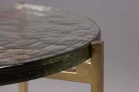 Dutchbone Bijzettafel 'Vidrio' 40cm, kleur Brass - thumbnail
