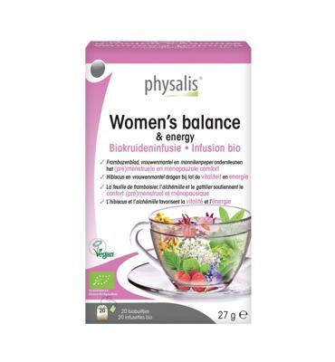 Physalis Women's Balance & Energy Biokruideninfusie Biobuiltjes