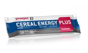 Sponser cereal energy plus bar 40g aroma: cranberry