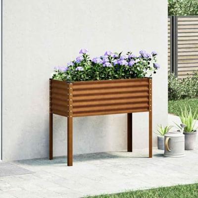 VidaXL Plantenbak 100x45x90 cm weerbestendig staal