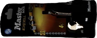 Masterlock 48mm laminated steel padlock - anti-rust thermoplastic cover - 38mm oc - M115EURDLF
