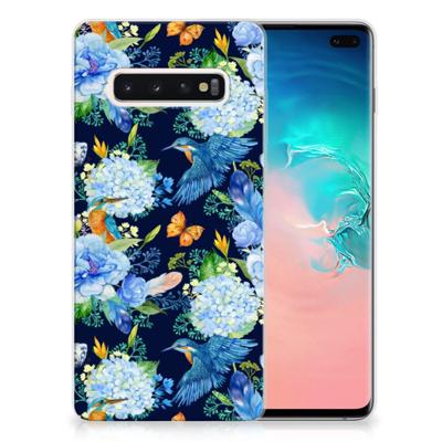TPU Hoesje voor Samsung Galaxy S10 Plus IJsvogel
