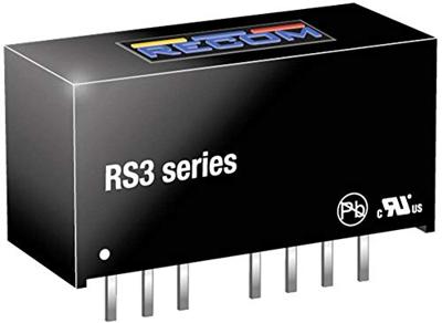 RECOM RS3-243.3S DC/DC-converter, print 3.3 600 mA 3 W Aantal uitgangen: 1 x Inhoud 1 stuk(s)