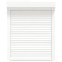 Rolluik 80x100 cm aluminium wit - thumbnail