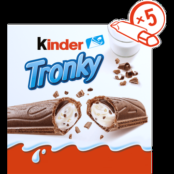Kinder Tronky Krokante Cacaowafel 5 Stuks bij Jumbo Kinder Tronky Krokante Cacaowafel 5 Stuks bij Jumbo