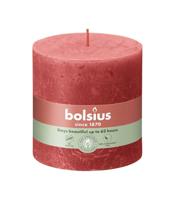 Bolsius rustiek stompkaars 100/100 pink - thumbnail