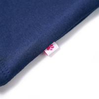 Kindershirt met hondenprint 116 marineblauw - thumbnail