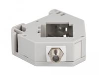 DIN-railadapter met keystone module - thumbnail