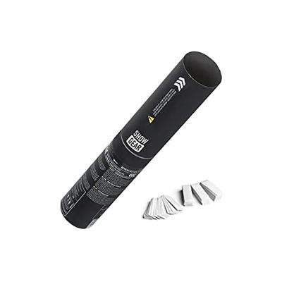 Showgear Handheld Confettikanon Klein 28 cm wit Showgear Handheld Confettikanon Klein 28 cm wit