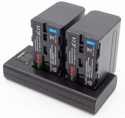 ChiliPower NP-F970 Sony USB Duo Kit - Camera accu set ChiliPower NP-F970 Sony USB Duo Kit - Camera accu set