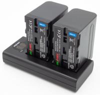 ChiliPower NP-F970 Sony USB Duo Kit - Camera accu set - thumbnail