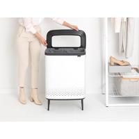 Brabantia Bo hi wasbox 2 x 45 liter white - thumbnail
