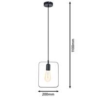 Eglo HanglampBedington Square zwart - 49776 - thumbnail