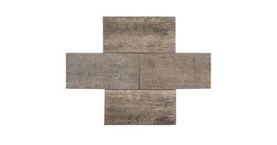 Minimaal 75! Strato 25x50x6 cm Gent beige/bruin/grijs bestrating tegel Gardenlux - Gardenlux